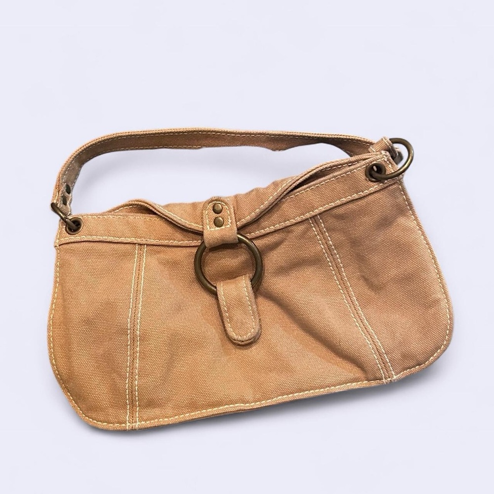 Vintage 2002 Gap Tan Canvas Shoulder Bag